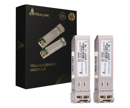 Moduł SFP ExtraLink SFP+ 10G 2-pack+ LC/UPC 300m multi mode (do HP/Aruba)